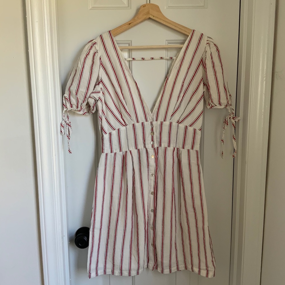 Striped Linen Dress